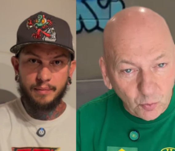 Grafiteiro criticado por Luciano Hang ganhou milhares de seguidores